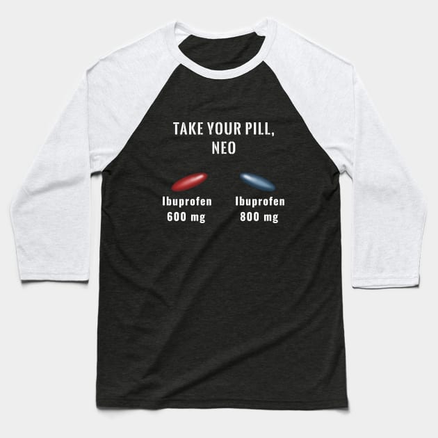 Neo's Choice Funny Print Baseball T-Shirt by SPACE ART & NATURE SHIRTS 